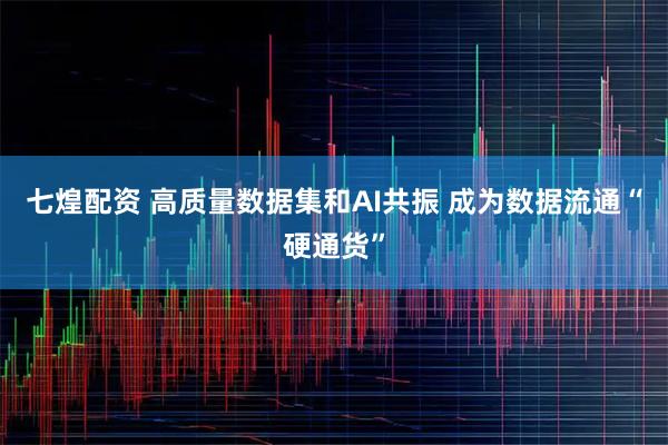 七煌配资 高质量数据集和AI共振 成为数据流通“硬通货”