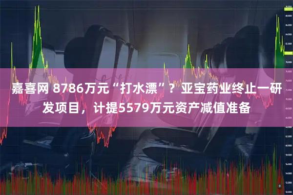 嘉喜网 8786万元“打水漂”？亚宝药业终止一研发项目，计提5579万元资产减值准备